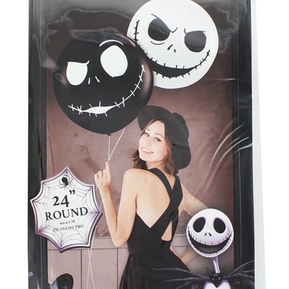 The Nightmare Before Christmas" Party Latex Balloons - Picture 2 of 3